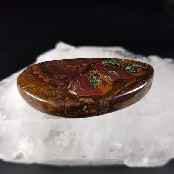 Large Australian Koroit Drilled Opal pendant stone * DPO22P4 - Picture 12 of 17